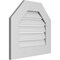 Ekena Millwork Octagonal Top Surface Mount PVC Gable Vent: Functional, w/ 3-1/2"W x 1"P Standard Frame, 22"W x 20"H GVPOT22X2001SF - alternate 2